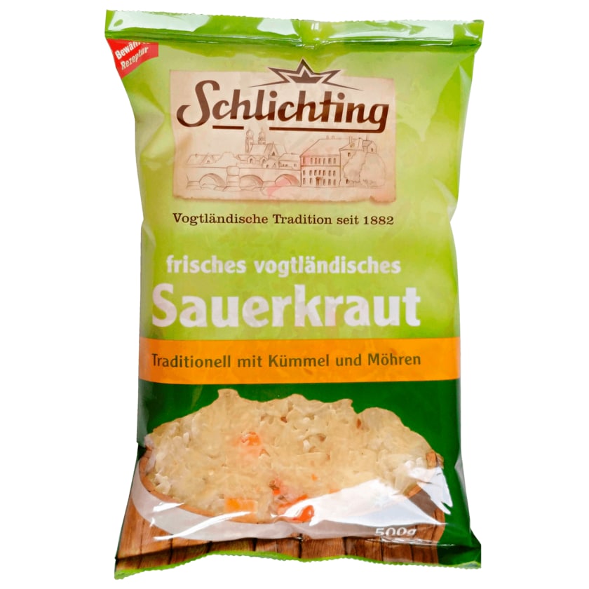 Schlichting frisches vogtländisches Sauerkraut 500g
